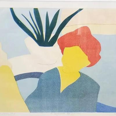 Signed & Numbered Mono Print “A Delicate Balance” 1980