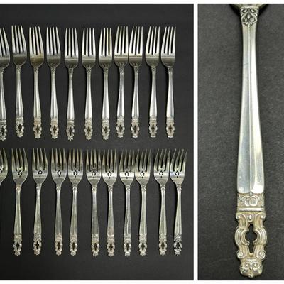 Sterling Silver Gorham “Hispana-Sovereign” Forks -1,185 Grams