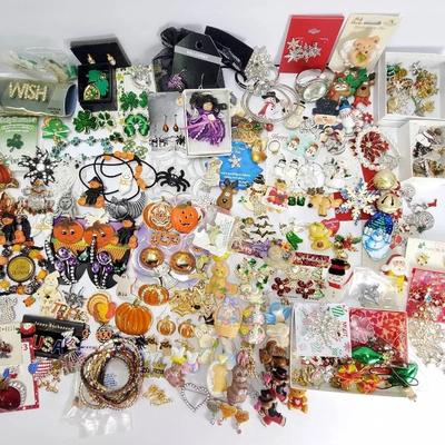 Holiday Costume Jewelry: Christmas, Halloween, Easter, More