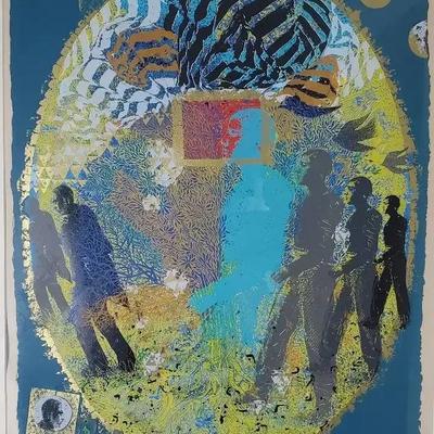 Shraga Weil Signed & Numbered Print - Framed 35x28”