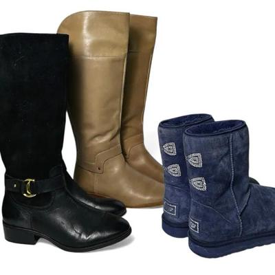 UGG, Ralph Lauren & Franco Sarto Boots - Size 8.5-9