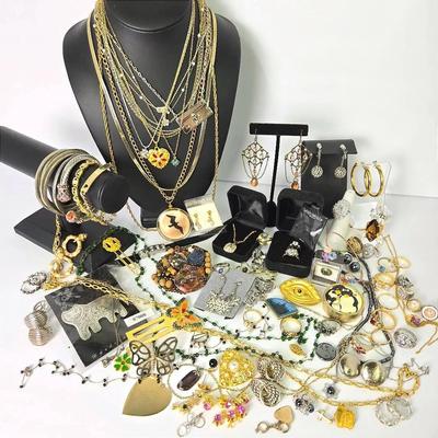 Gold & Silver Tone Costume Jewelry 