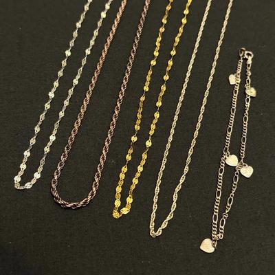 Sterling Chains + Bracelet