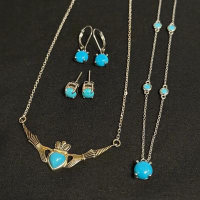 Turquoise and Silver 