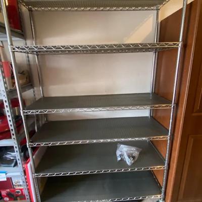 Metal Shelf On Wheels 