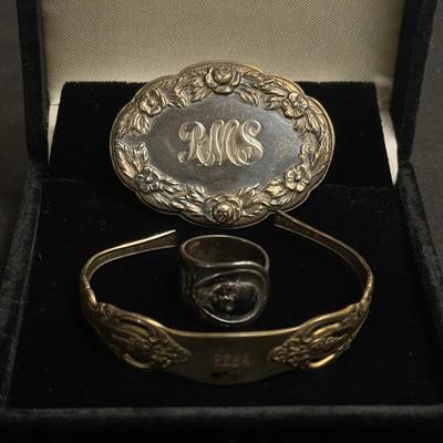 Monogrammed Sterling