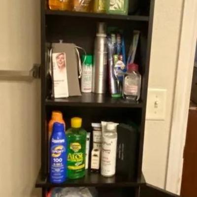 Cleaners, Bathroom Needs & Cabinet