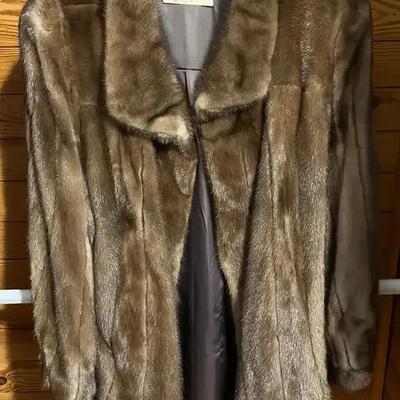 Mink Fur Coat from Julia’s of Aiken with Satin Lining