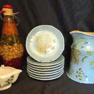 Stoneware Dessert Plates & Tracy Porter Pitcher Collection