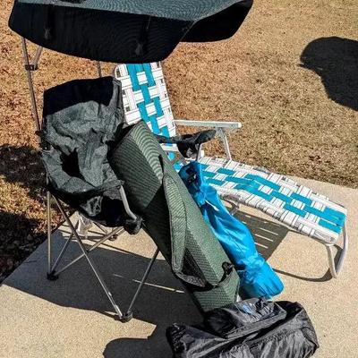 Outdoor Seating Collection Featuring Quik Shade Canopy Chairs & Neso Grande Sunshade