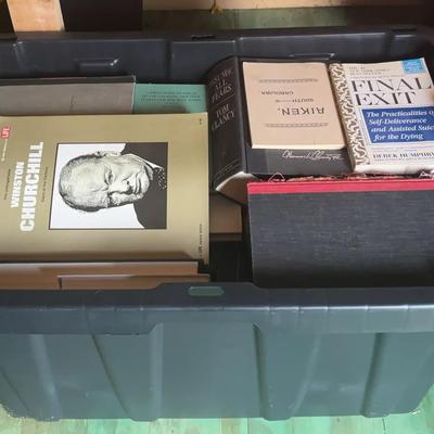 Vintage Book Collection Featuring Churchill & Clancy