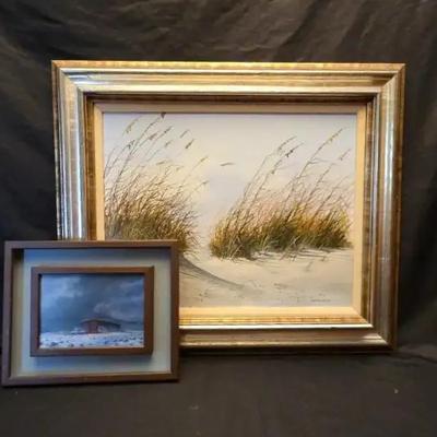 Framed Landscape Paintings by Jim Harrison & Cody