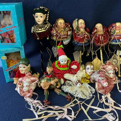 Jesters & Clowns, Kurt Adler and More, 15 Pcs