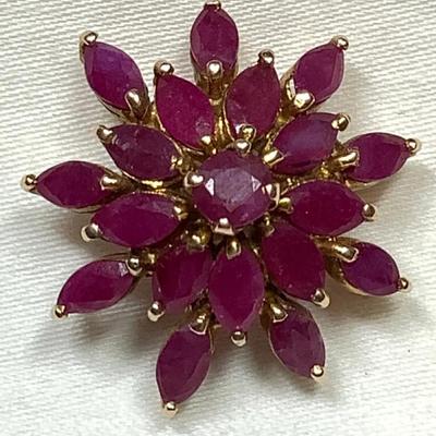 10k Gemstone Pendant