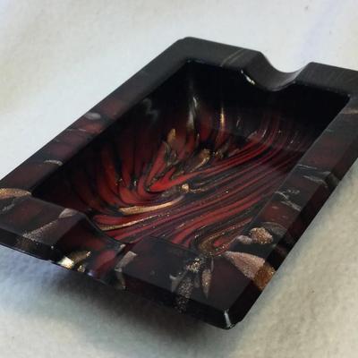 Murano Italy Art Glass Ashtray Vetro Artistico Veneziano MCM