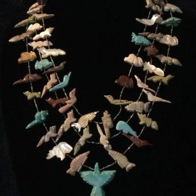 Native American Fetish Necklace