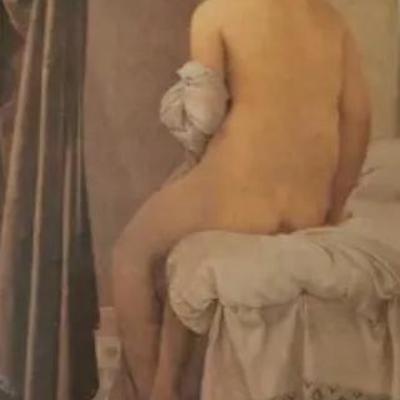 The Valpinçon Bather by Jean Augusta Dominique Ingres, Lithograph On Paper