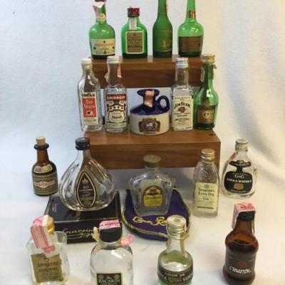 Miniature Spirit Bottles Part 2, Vintage (18pcs)