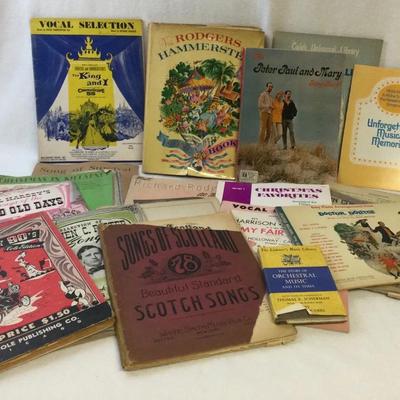 Sheet Music & Song Books, Vintage, Various Genres