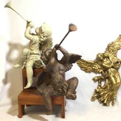 Angel Cast Resin Three Pieces