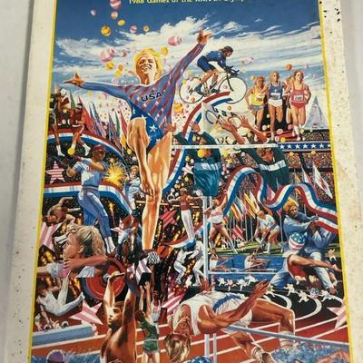 US Olympic Team Media Guide 1988 Seoul Hiro Yamagata Illustration