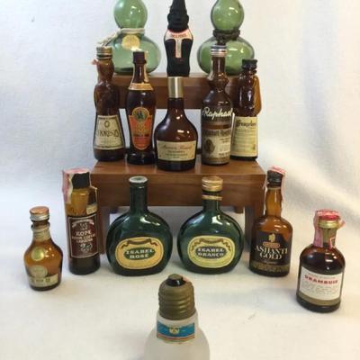 Miniature Spirit Bottles Part 1, Vintage (15Pcs)