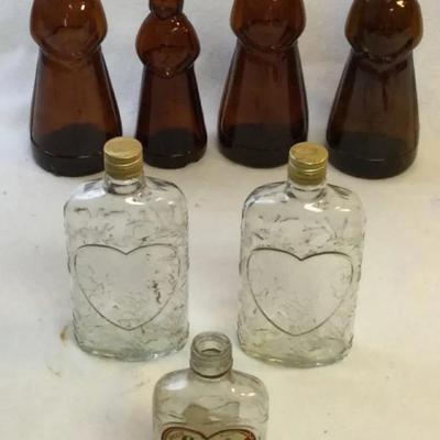 Bottles, Butterworth & Bourbon, Vintage (7pcs)