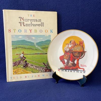 Norman Rockwell Storybook And Gorham Collector Plate 