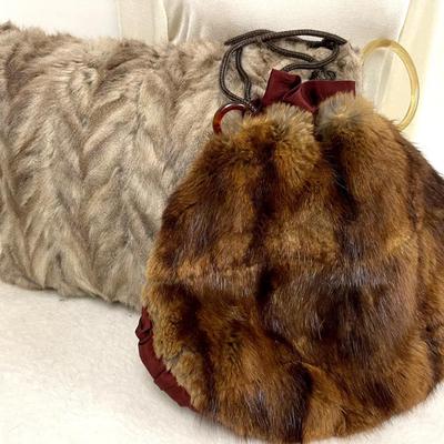 Ladies Vintage Muff and Purses