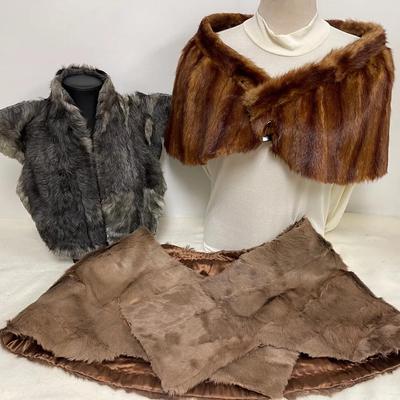 Luxurious Collection of Genuine Fur Wraps