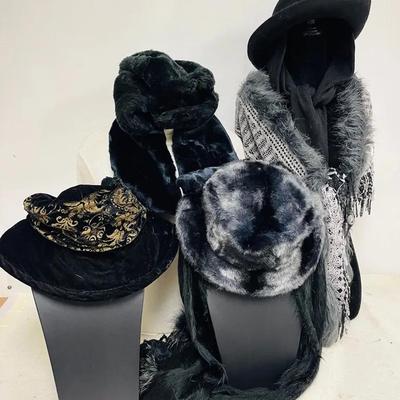 Vintage “Plaze Suite” Velvet Hat and More Accessories 