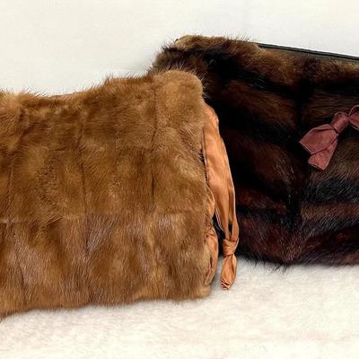 Vintage Mink Fur Muffs