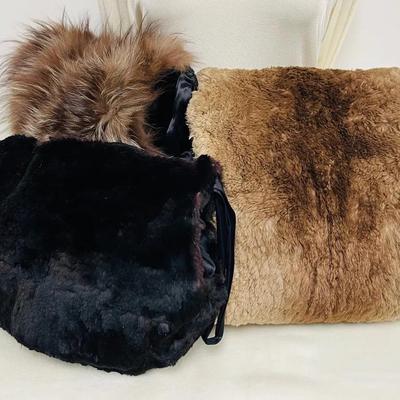 Fur Zipper Muffs