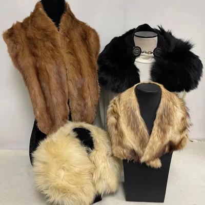 Vintage Fur Stoles and Capelets and More