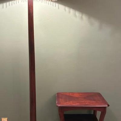 Craftsman Floor Lamp And Side Table 