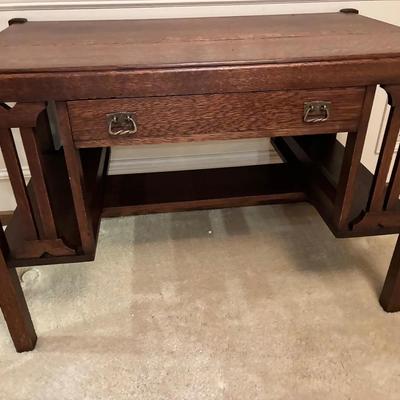 Arts & Crafts Desk And Desk Chair 