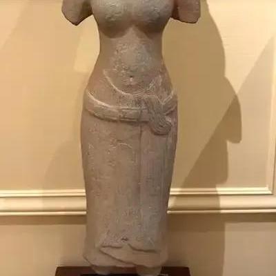 Khmer Standing Female Deity