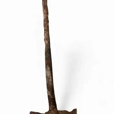 Antique Wood Handled Shovel