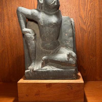 Stone Sculpture Of Diety Pancika