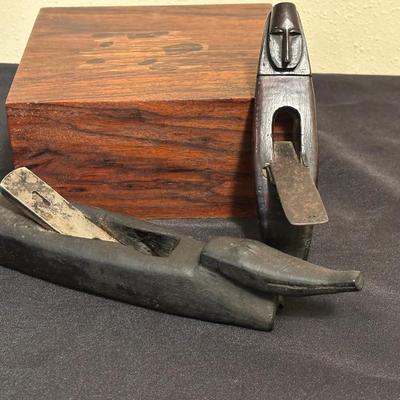 Vintage Figural & Alligator Wood Hand Planes