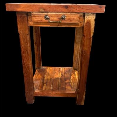 Small Kitchen Wood Prep Table