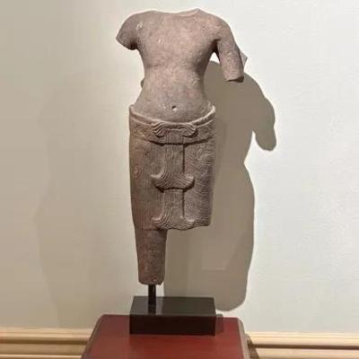 Khmer Angor Wat Stule Stone Statue 