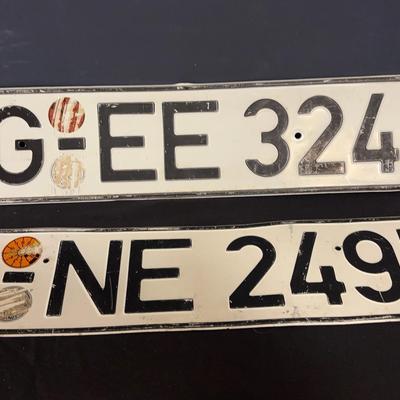 German License Plates