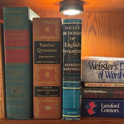 Books Of Quotations, Cliches, Synonyms And Latin Quips