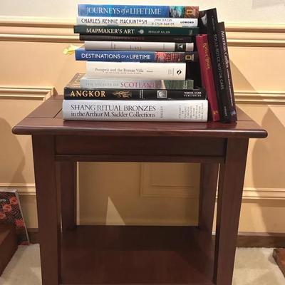 Coffee Table Books And Side Table 