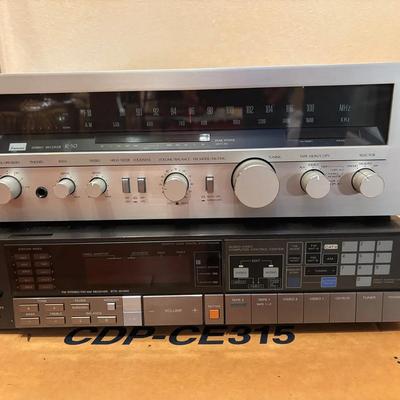 Sansui Receiver R-50, Sony AV460 AM/FM Receiver & Sony CD Player CD-315 (NIB) 