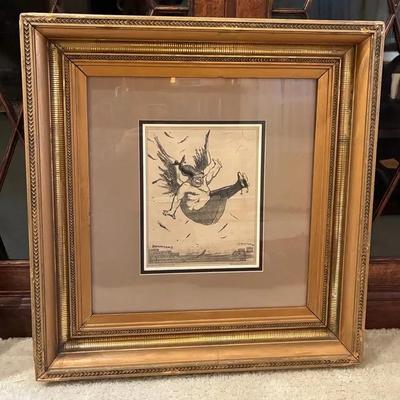 The New Icarus by Honore Daumier