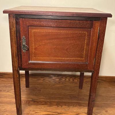Antique Mahogany Edwardian Bedside Table