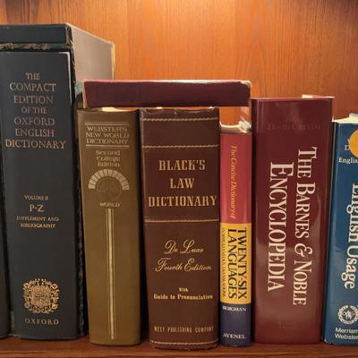The Compact Edition Of The Oxford English Dictionary, Black's Law Dictionary & More