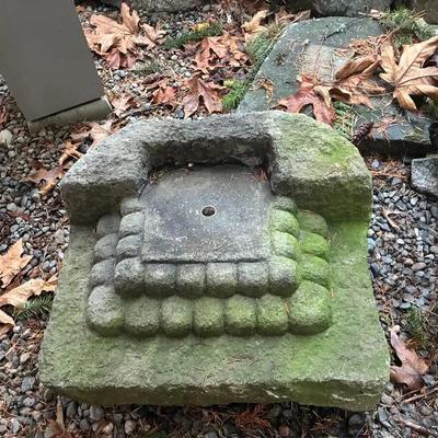 Stone Fountain Base 